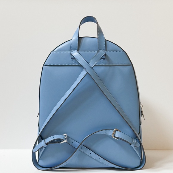 Michael Kors Jaycee Large Backpack Blue /Silver - Picture 3 of 13